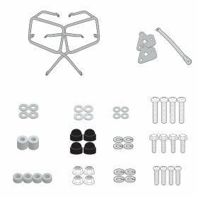 Portavaligie laterale KAPPA KL One-Fit Monokey Cam-Side per YAMAHA Tracer 7