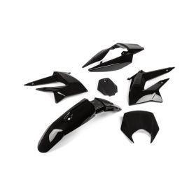 Kit carena 6 pezzi nero Str8 per derbi drd x-treme 2011 - 2017