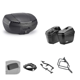 GIVI RIVIERA Top Case Bag E22 Noir 46/22L pour APRILIA