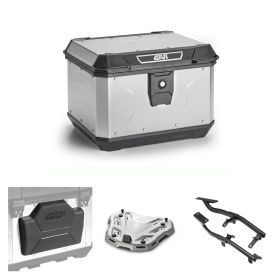 GIVI Alpina Top Case Kit Aluminum 44L for YAMAHA XTZ TENERE