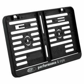Portatarga SIP targa tedesca 255x130mm nero in plastica