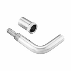 Supporto smartphone SERIE PRO argento per foro specchietto D.12mm M10x1,25