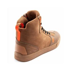 Bottes de moto en cuir pour hommes REBELHORN SPIKE marron