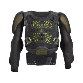Vollständige Kinder-Latzhose ACERBIS Plasma Schwarz/Gelb