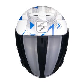 Casco jet urbano Scorpion EXO-230 Loop bianco blu