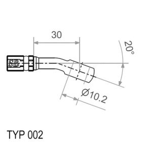 MATTHIES TYP002 Rouge 10mm 20 Connecteur de Anneau