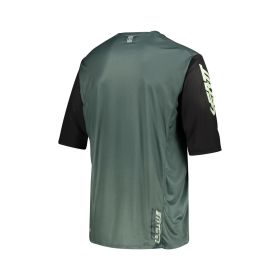 Maglia MTB LEATT Enduro 3.0 verde traspirante maniche 3/4 tessuto IceYarn