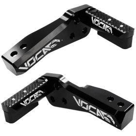 Voca Racing Schwarze Aluminium Fußrasten Pitbike Fix-Peg