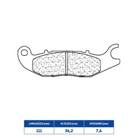 CL-BREMSEN Sintered Compound Bremsbeläge Paar