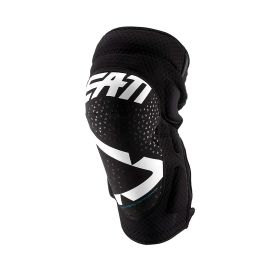 Ginocchiere moto LEATT 3DF 5.0 Zip nero bianco certificazione CE