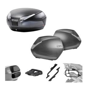 SHAD Kit SH48K top case and SH36 cases 4P for HUSQVARNA Norden / KTM Adventure