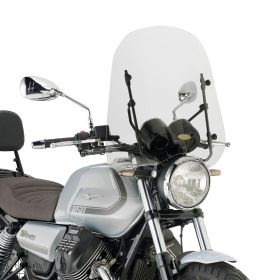 KAPPA transparente Windschutzscheibe 48,5x50cm für MOTO GUZZI V7 SPECIAL/STONE