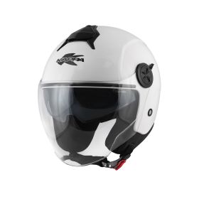 Casque demi-jet KAPPA KV60 Basic blanc brillant