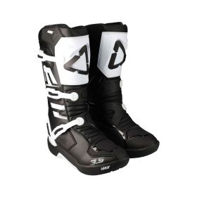 Stivali bambino LEATT Moto 3.5 2024 bianco nero chiusura SideLock