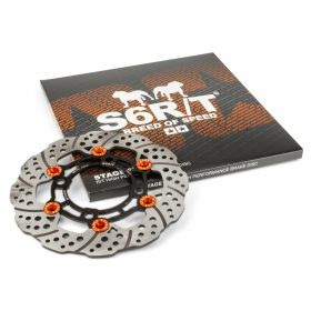 DISQUE DE FREIN FLOTTANT STAGE6 R/T 4 TROUS 220mm PIT BIKE