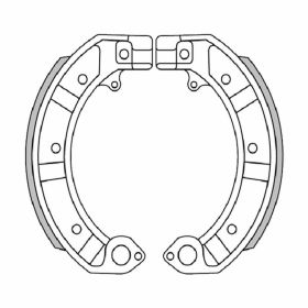 Semelles de frein POLINI Racing D.150X24mm
