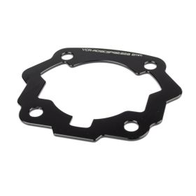VOCA RACING Cylinder Spacer 2mm Black Derbi Euro 2