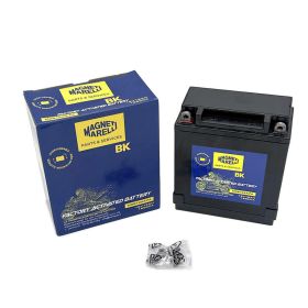 Batteria MAGNETI MARELLI YB12A-A pronta all'uso precaricata 12V 12Ah 136x81x162mm