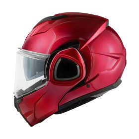 GIVI X36 Fiber Wendbarer Modularer Helm Glänzend Bordeauxrot