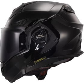 Casco Modulare Reversibile LS2 FF901 ADVANT-X Solid Nero Lucido