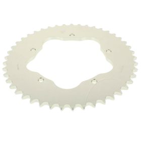 Corona JT 45 denti passo 525 argento alluminio per portacorona 758.50.11 per Ducati