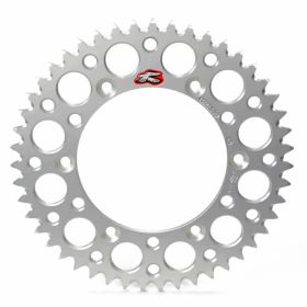 RENTHAL Grooved Motorcycle Sprocket Z47 Silver Ultralight 520 Pitch for Honda