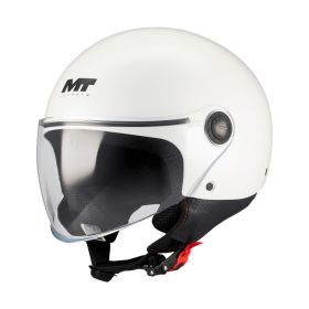 Casco jet MT HELMETS STREET S PURE A0 GLOSS