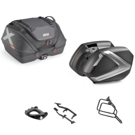 GIVI X-LINE Top Case V37 TECH Noir/Fumé 40/37L pour YAMAHA