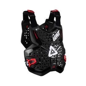 Pettorina moto LEATT 2.5 nero rosso bianco certificazione CE