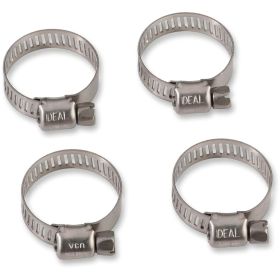 Moose Racing Stainless Steel Clamps 10-27mm 4 Pieces