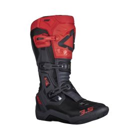 Stivali moto LEATT Moto 3.5 rosso nero chiusura SideLock