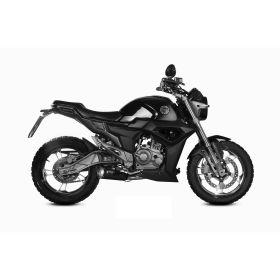 MIVV X-m1 komplette schwarze Auspuffanlage für ZONTES zt 125 g1