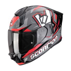 Casque intégral Scorpion EXO-530 AIR Rok noir rouge