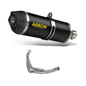 ARROW Race Tech Slip-On Auspuff Dunkel Aluminium und Kawasaki Versys 650 Sammler