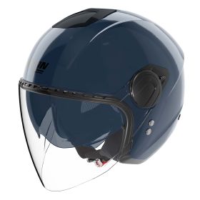 Casque jet urbain NOLAN N20-2 Visor Classico Nobile 312 bleu profond brillant