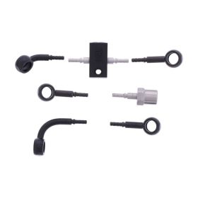 Kit de tuyau de frein JMP 4 HBF-0613-V-MBK en acier noir pour BMW R 1200