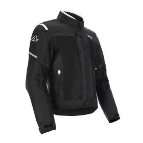 ACERBIS Dual Road Jacke Polyester straßenzugelassen rubin schwarz/weiß