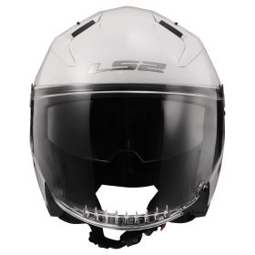 Casco Jet LS2 OF603 INFINITY II Solid Bianco Lucido
