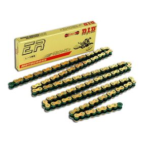 CATENA TRASMISSIONE DID 420 NZ3 GOLD & BLACK 86 MAGLIE CON GIUNTO A CLIP RJ