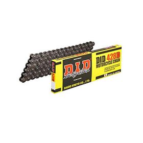 CATENA TRASMISSIONE DID 428 D BLACK & BLACK 120 MAGLIE CON GIUNTO A CLIP RJ
