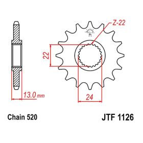 CHAIN DID 520VX3 PINION 16 SPROCKET 47 GBC APRILIA PEGASO 650 N 1992/1992