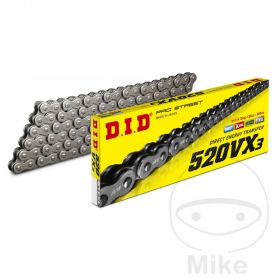 MOTORCYCLE DRIVE CHAIN DID 520VX3X106ZB 520