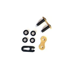 MAGLIA DI GIUNZIONE CATENA TRASMISSIONE CLIP FJ DID 525 VX3 GOLD & BLACK