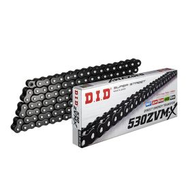 CATENA TRASMISSIONE DID 530ZVM-X BLACK 120 MAGLIE CON GIUNTO A RIVETTO ZJ