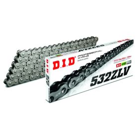 Catena DID X-Ring ZLV aperta 114 maglie 532 grigia chiusura rivetto