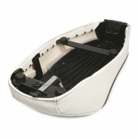 DIEFFE Siège Ergonomique Noir Monoplace Compatible avec les Motos PIAGGIO