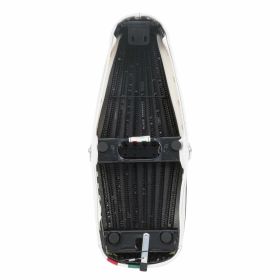 Selle DIEFFE Tricolore Italie avec passepoil noir sans serrure avec sangle