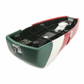 DIEFFE Super Corsa Tricolore Siège pour Vespa 160 GS/180 SS/Rally Réservoir Plat