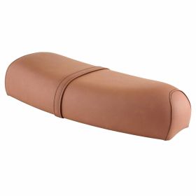Sella DIEFFE marrone arancione RAL 8023 con serratura cinghia e cuciture nere