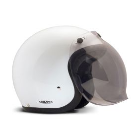Bubble 3 Buttons Light Smoked Visor for DMD Vintage Helmet